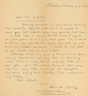 Schultz letter page 2