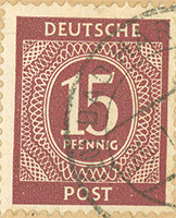 Werner Gebauer letter 2 stamp