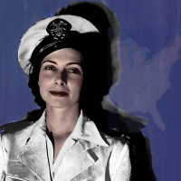 Mrs. Laurene Compton in Navy uniform during World War II