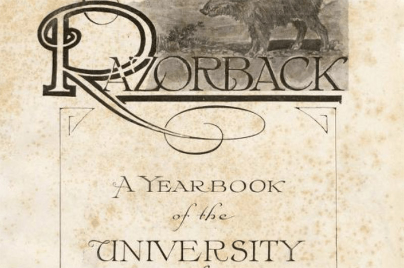 1919 Razorback Yearbook cover